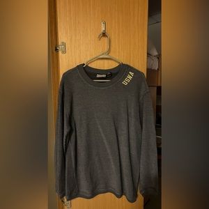 corduroy Crew Naval Academy Sweatshirt.